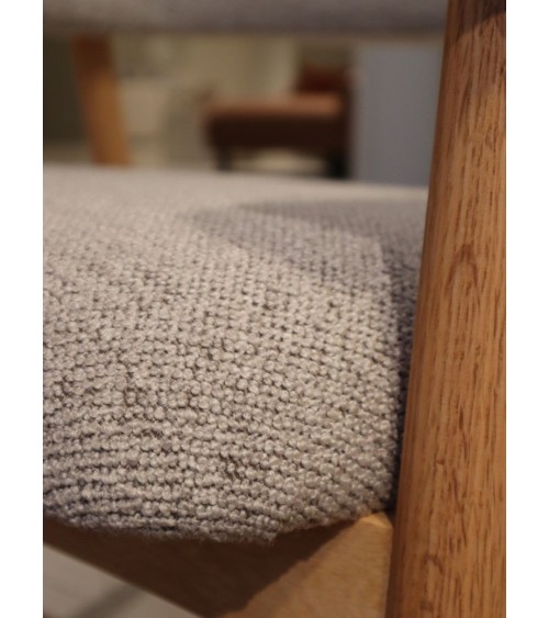 Sedia lounge Addi in bouclé beige – ACT DISTRIBUZIONE