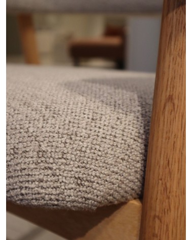 Sedia lounge Addi in bouclé beige – ACT DISTRIBUZIONE