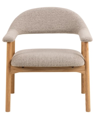 Sedia lounge Addi in bouclé beige – ACT DISTRIBUZIONE