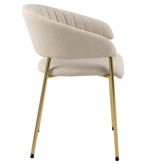 Sedia Ann con braccioli beige – ACT DISTRIBUZIONE
