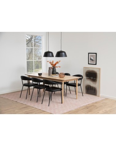 Ava black faux leather chair – ACT DISTRIBUZIONE