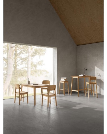 Silla Barlow de roble nórdica – ACT DISTRIBUZIONE