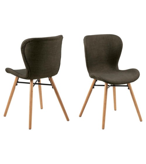 Silla Batilda A1 brandy madera – ACT DISTRIBUZIONE