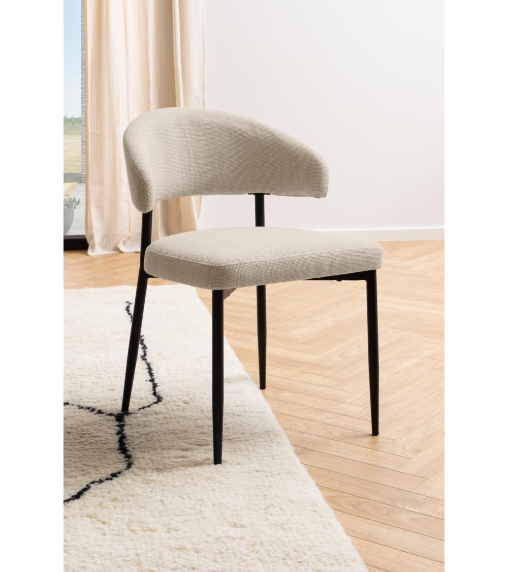 Sedia Edina moderna beige – ACT DISTRIBUZIONE