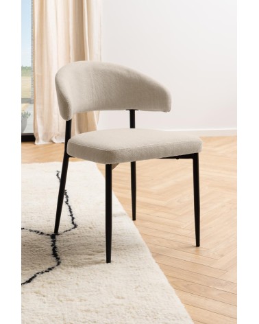 Sedia Edina moderna beige – ACT DISTRIBUZIONE