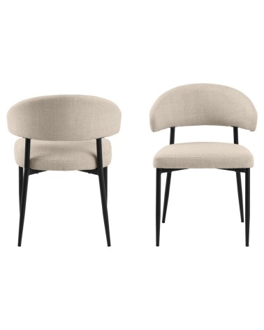 Chaise Edina moderne beige – ACT DISTRIBUZIONE