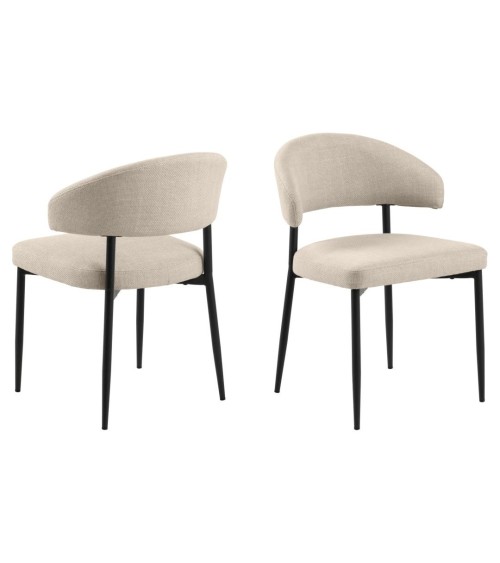 Sedia Edina moderna beige – ACT DISTRIBUZIONE