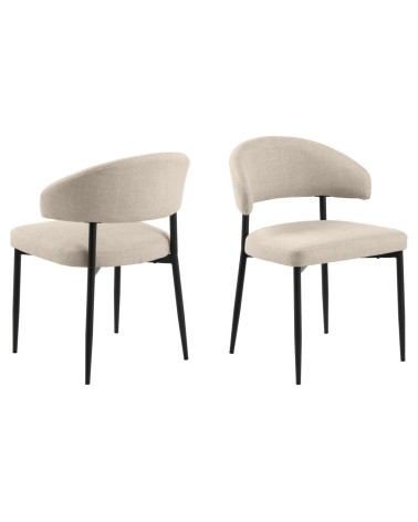 Sedia Edina moderna beige – ACT DISTRIBUZIONE