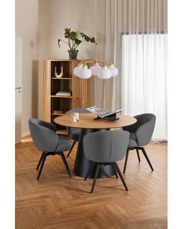 Sedia girevole Darlene beige – ACT DISTRIBUZIONE