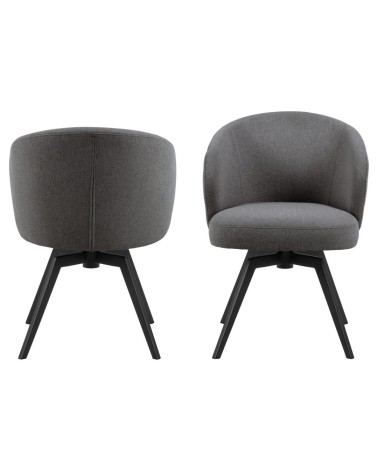 Sedia girevole Darlene beige – ACT DISTRIBUZIONE