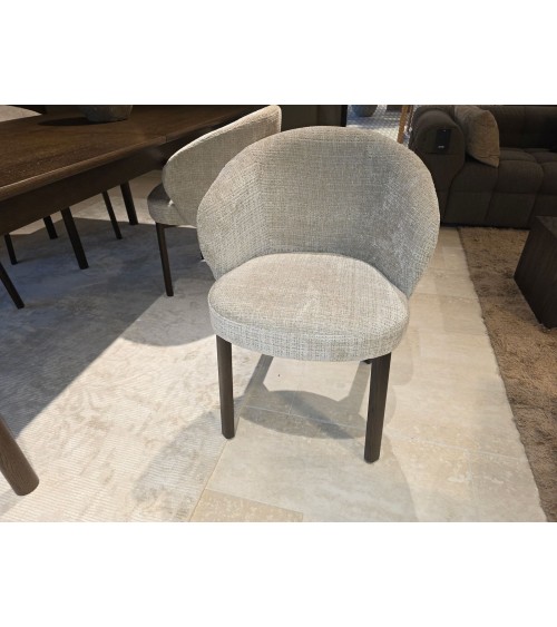Chaise Darlene beige pieds bois – ACT DISTRIBUZIONE