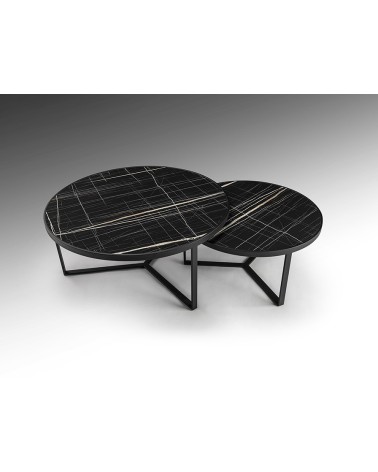 Set 2 mesas Naira SCHULLER VALENCIA mármol negro