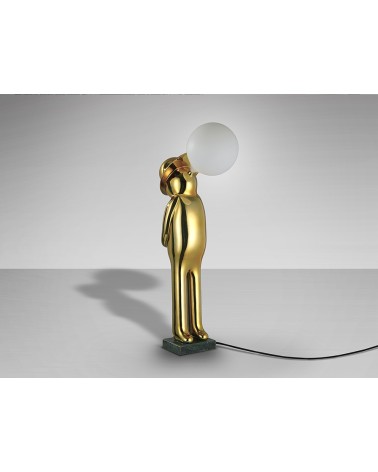 Figura luminosa Mr Bubble SCHULLER VALENCIA oro