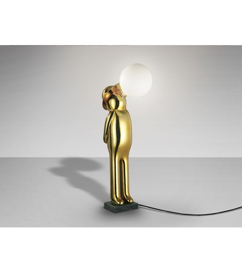 Figura luminosa Mr Bubble SCHULLER VALENCIA oro