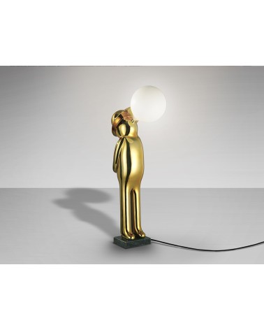 Leuchtfigur Mr Bubble SCHULLER VALENCIA Gold