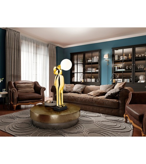 Figura luminosa Mr Bubble SCHULLER VALENCIA oro