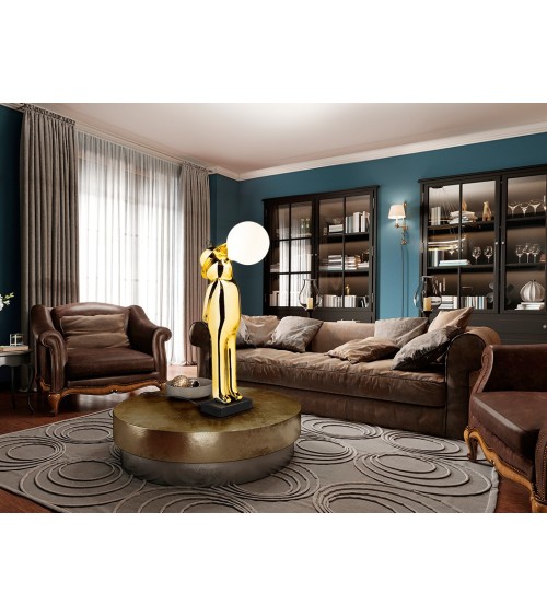 Figura luminosa Mr Bubble SCHULLER VALENCIA oro