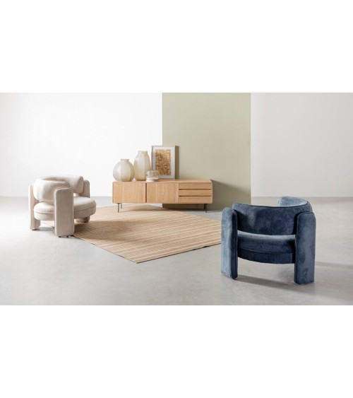 Fauteuil AISHA BIZZOTTO bleu | BHOME by Arredi Barbàra