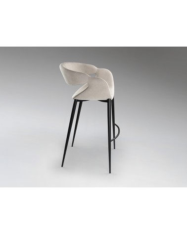Hocker Giro II SCHULLER VALENCIA Stein und Schwarz