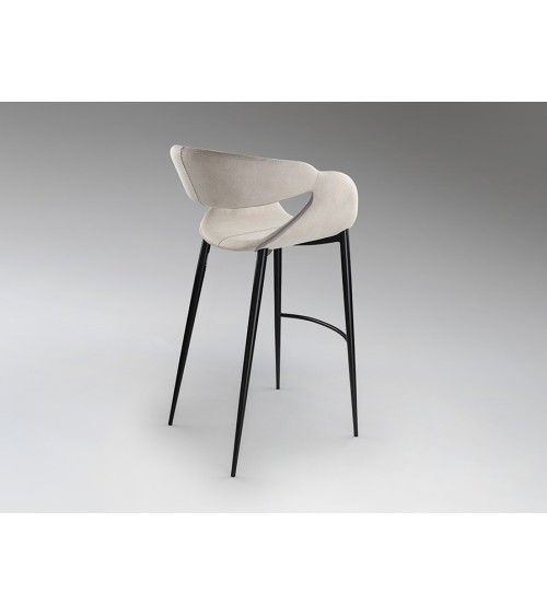 Tabouret Giro II SCHULLER VALENCIA pierre et noir