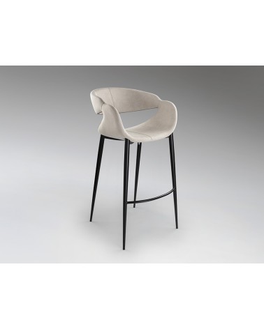 Hocker Giro II SCHULLER VALENCIA Stein und Schwarz