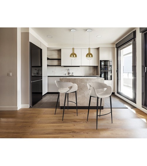 Hocker Giro II SCHULLER VALENCIA Stein und Schwarz