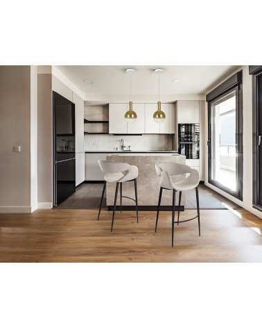 Tabouret Giro II SCHULLER VALENCIA pierre et noir