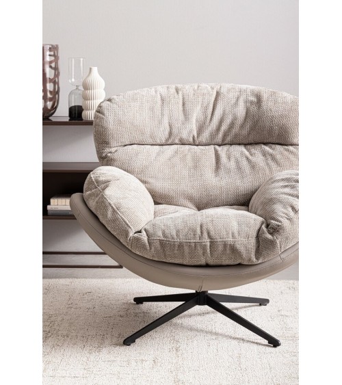 Poltrona ADINDA BIZZOTTO grigio tortora | BHOME