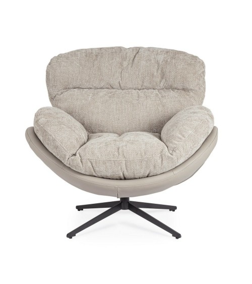 Poltrona ADINDA BIZZOTTO grigio tortora | BHOME
