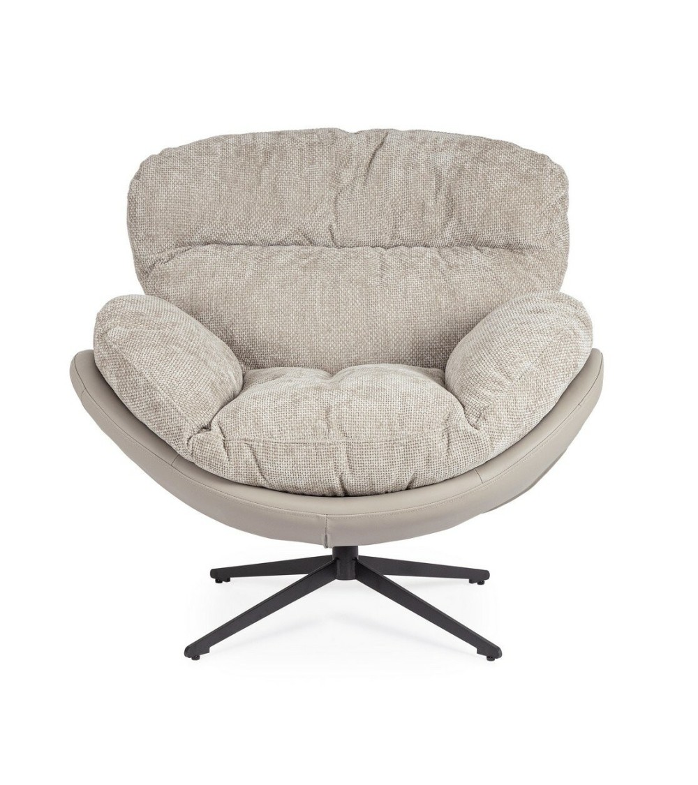 Poltrona ADINDA BIZZOTTO grigio tortora | BHOME