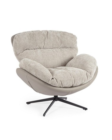 Poltrona ADINDA BIZZOTTO grigio tortora | BHOME