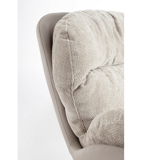 Poltrona ADINDA BIZZOTTO grigio tortora | BHOME