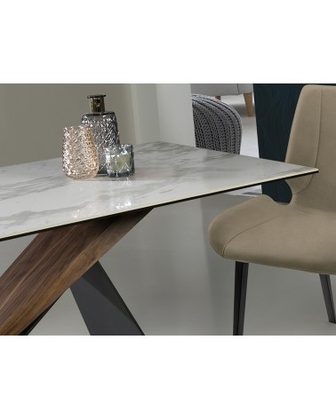Noa 180 SCHULLER VALENCIA white marble table