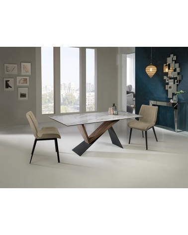 Tavolo Noa 180 SCHULLER VALENCIA marmo bianco