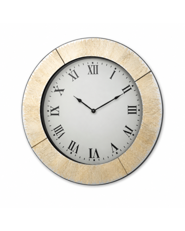 Wanduhr Aurora SCHULLER VALENCIA Spiegel Gold