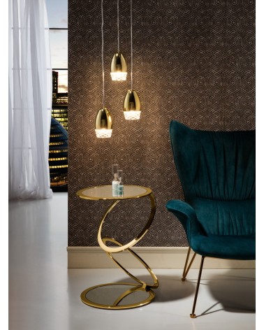 Beistelltisch Aros SCHULLER VALENCIA Gold Spiegel