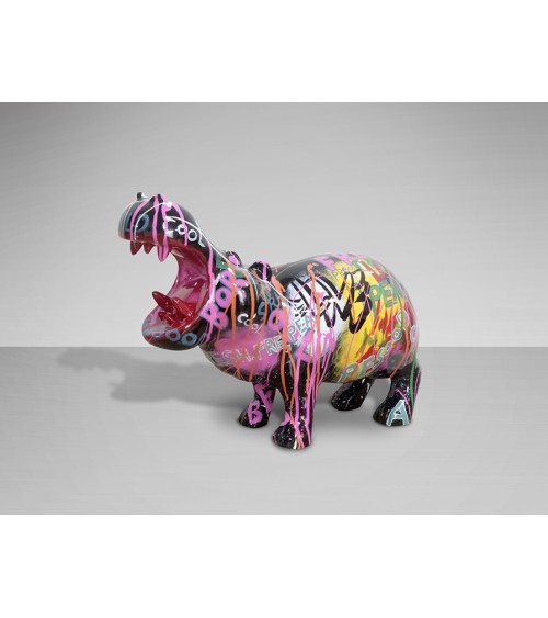 Figure Hippo SCHULLER VALENCIA graffiti