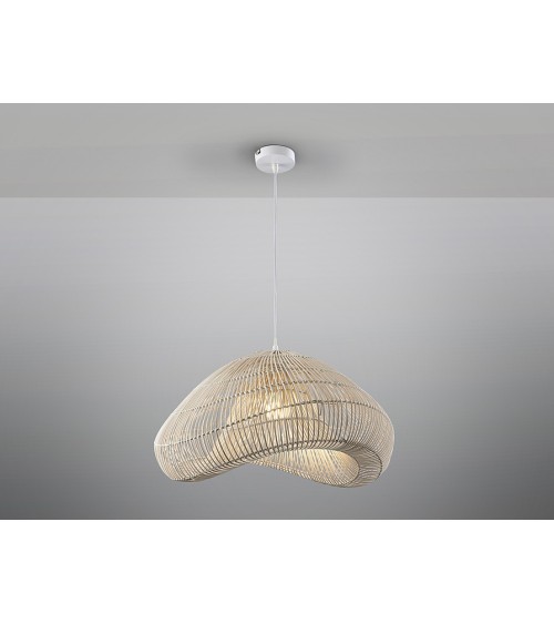 Lampada Sabah SCHULLER VALENCIA rattan bianco