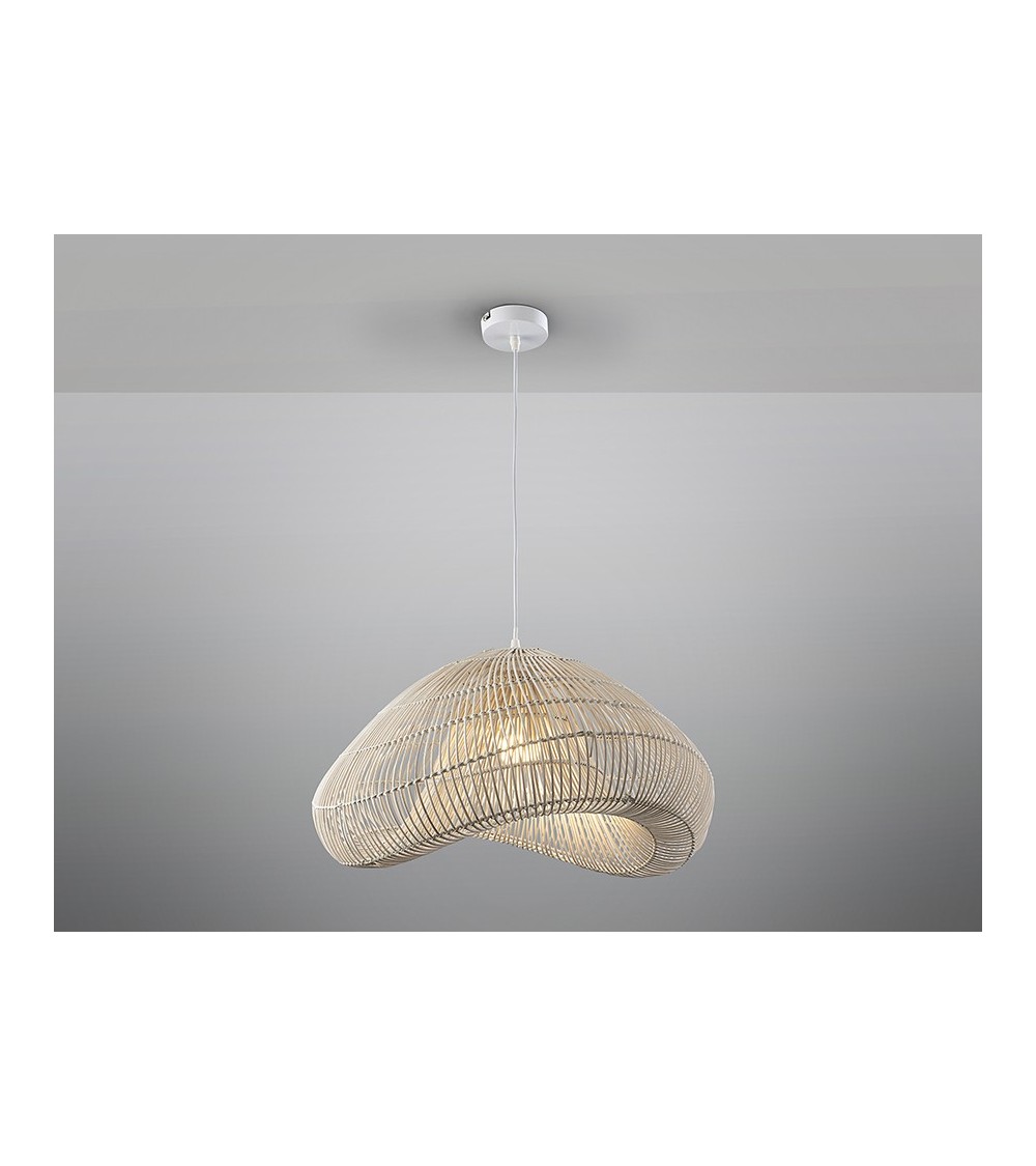 Lampada Sabah SCHULLER VALENCIA rattan bianco