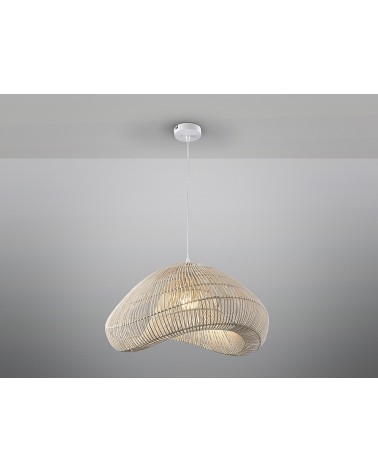 Lampada Sabah SCHULLER VALENCIA rattan bianco