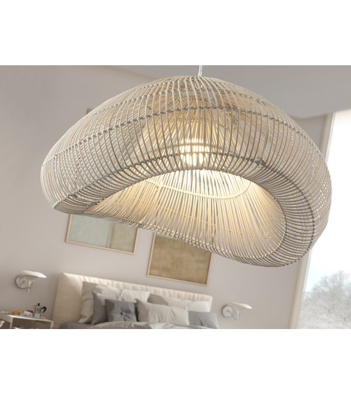 Suspension Sabah SCHULLER VALENCIA rattan blanc