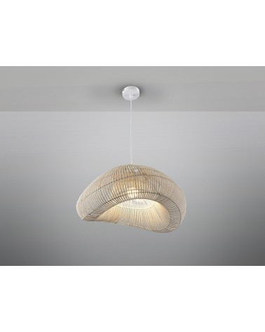 Suspension Sabah SCHULLER VALENCIA rattan blanc