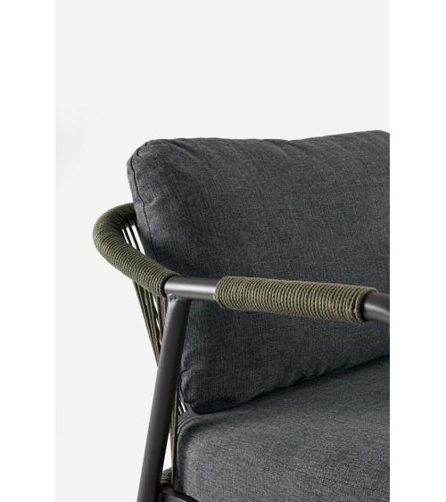 Salotto MIRAVET outdoor BIZZOTTO antracite verde | BHOME