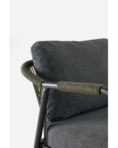 Salotto MIRAVET outdoor BIZZOTTO antracite verde | BHOME