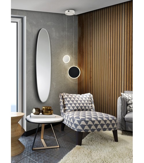Miroir Aries SCHULLER VALENCIA ovale noir