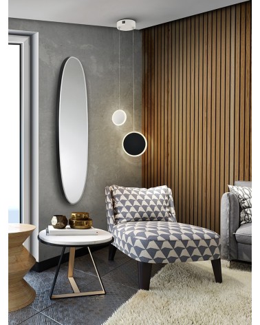 Specchio Aries SCHULLER VALENCIA ovale nero