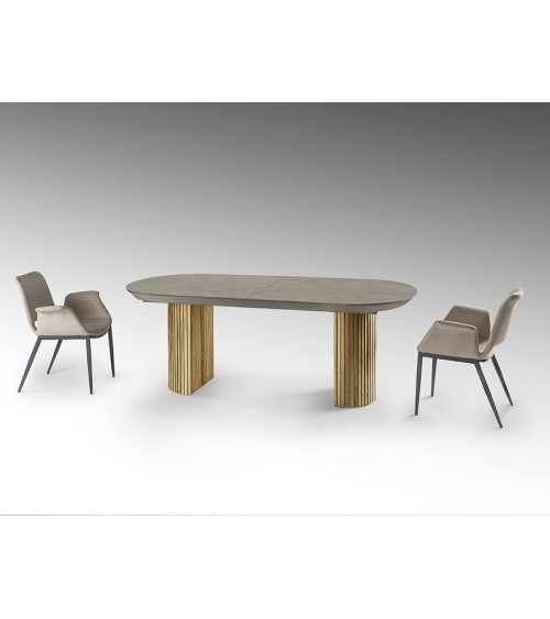Irati SCHULLER VALENCIA extendable stone table