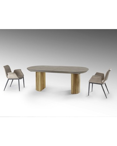 Tisch Irati SCHULLER VALENCIA ausziehbar Steinoptik