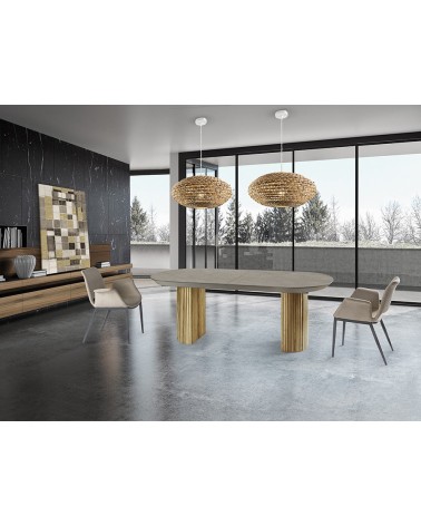 Irati SCHULLER VALENCIA extendable stone table
