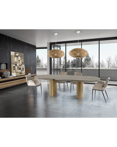 Irati SCHULLER VALENCIA extendable stone table